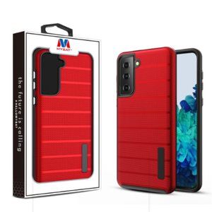 MyBat Protector Case for Samsung Galaxy S21 Plus - Red Dots Textured